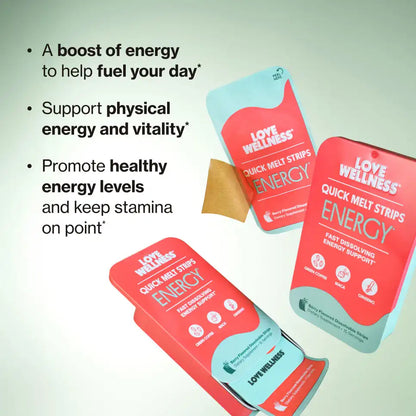 Energy* Quick Melt Strips - 1 Pack