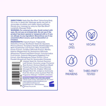 Bye Bye Bloat® Detoxifying Body Oil