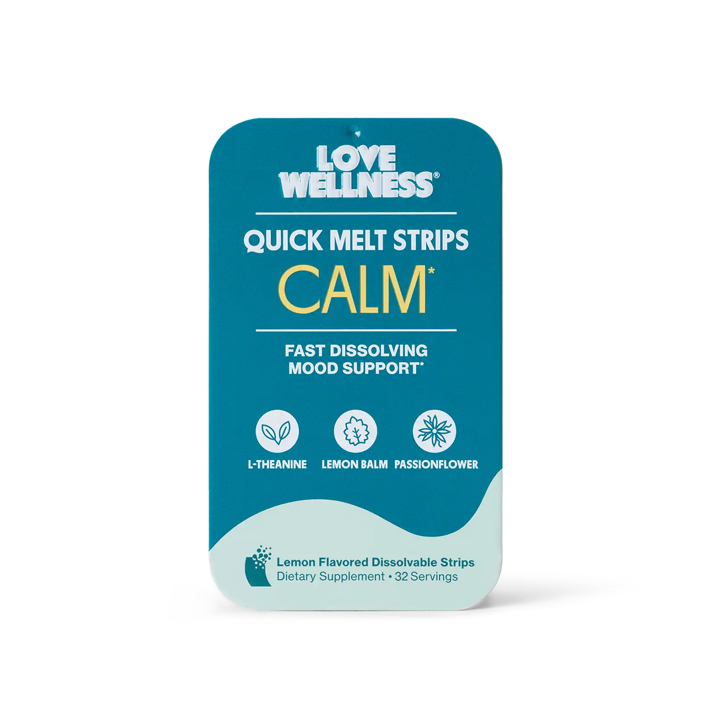 Calm* Quick Melt Strips - 1 Pack